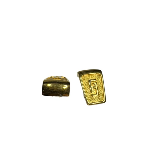 Givenchy 1981 Gold Tone Clip On Earrings - Picture 2 of 4